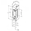 ASSA ABLOY 128E-A7 MINI, vékonyított kiv