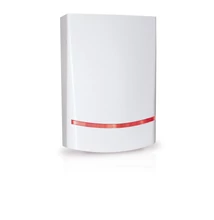 AMC Blade 01 kültéri hang-fényjelző, sziréna, fehér, piros LED-el