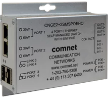 Comnet CNGE2+2SMSPOEHO 60W PoE+ Gigabit switch