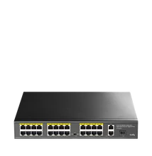 CUDY FS1026PS1, 26 portos POE switch, 24 POE + 2 Gigabit + 1 SFP Uplink port