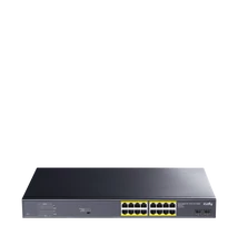 CUDY GS1020PS2, 18 portos POE Gigabit switch, 16 POE + 2 SFP Uplink port