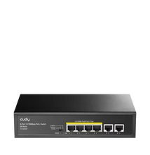CUDY FS1006P, 6 portos POE switch, 4 POE + 2 Uplink