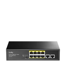 CUDY FS1010P, 10 portos POE switch, 8 POE + 2 Uplink