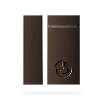 JABLOTRON JA-155M-BR, vezeték nélküli mini mágneses ajtó/ablak nyitásérzékelő - barna