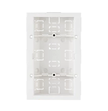 JABLOTRON JA-196PL-S fali szerelődoboz JA-1x2P és JA-1x2PW mozgásérzékelők tégla vagy gipszkarton falba való süllyesztéséhez