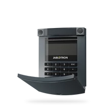 JABLOTRON JA-114E-AN, vezetékes, címezhető kezelőegység, LCD kijelző, billentyűzet