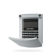 JABLOTRON JA-114E-GR, vezetékes, címezhető kezelőegység, LCD kijelző, billentyűzet