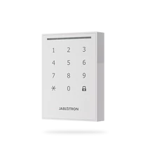 JABLOTRON JA-121E-WH, vezetékes, címezhető, kültéri kezelőegység, RFID/MIFARE olvasóval - fehér