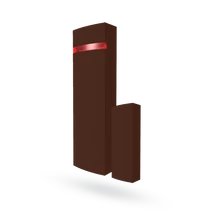 JABLOTRON JA-150MB, vezeték nélküli mágneses nyitásérzékelő 2 db bemenettel, barna