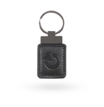 JABLOTRON JA-194J-BK, kulcskarikás proximity azonosító címke, tag fekete bőr tokban