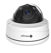 Milesight MS-C5372-FPE dómkamera, 5MP, AI, motorzoom (89°-30°), 25FPS, POE, beépített kötődoboz