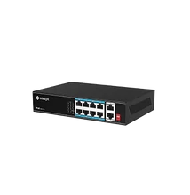 Milesight MS-S0208-EL 10/8 POE switch, 8X10/100Mbps PoE + 2X100Mbps uplink