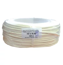 VEZETÉK 12x0.22 (mm2), 12 eres riasztó kábel, Ft/m