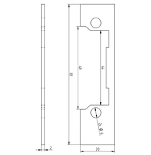 IAA-LAP830-200-2/M6, zárbetét mélységbeállító lemez