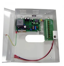 ICP-M120510U, tápegység, 5.000mA, 12V DC, szünetmentes, 10 csat., fémdobozban