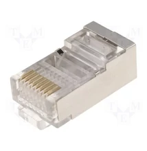 RJ45W-FTP-WED csatlakozó, TÖMÖR RÉZ eres FTP kábelhez