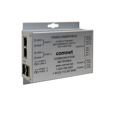 Comnet CNGE2+2SMSPOEHO 60W PoE+ Gigabit switch