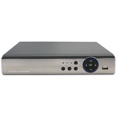 IdentiVision IHD-RE8508P, 8 csatornás 5MP AHD/TVI/CVI vagy 16x2MP/ 8x5MP IP hibrid rögzítő, 4db audió bemenet