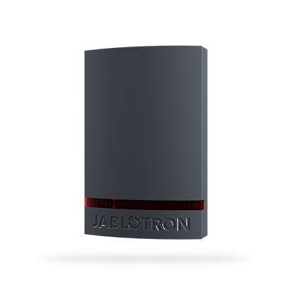 JABLOTRON JA-1X1A-C-AN, hangjelző előlap, piros prizmával
