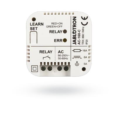 JABLOTRON AC-160-C, multifunkcionális teljesítmény relé