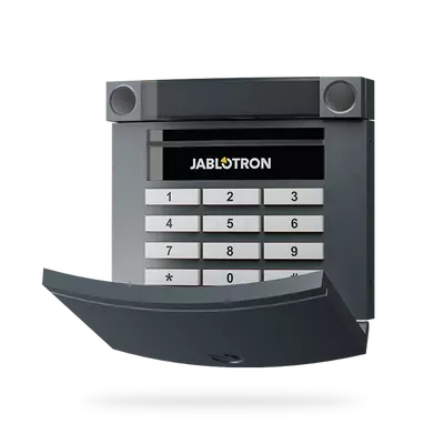 JABLOTRON JA-113E-AN, vezetékes, címezhető kezelőegység, billentyűzetes, RFID modul - antracit