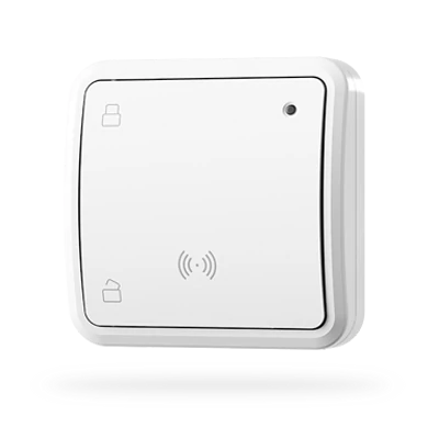 JABLOTRON JA-151E, vezeték nélküli, fali nyomógomb kártyaolvasóval