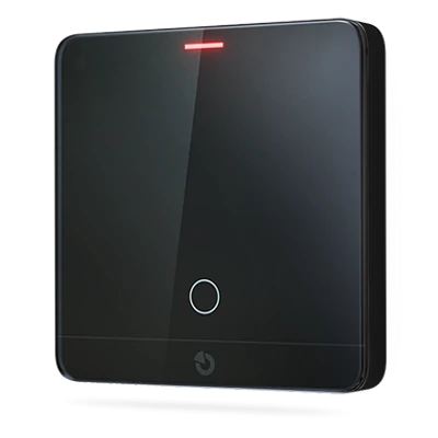 JABLOTRON JB-151TH-AN, vezeték nélküli beltéri hőmérséklet és páratartalom mérő, termosztát funkcióval - antracit