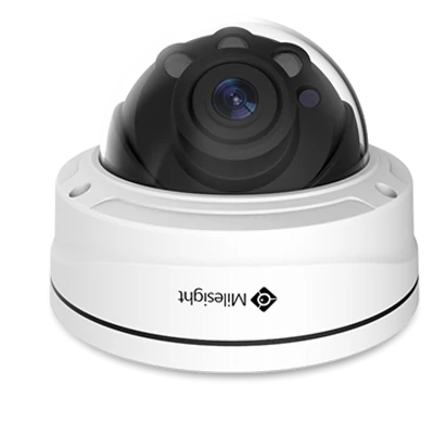 Milesight MS-C5372-FPE dómkamera, 5MP, AI, motorzoom (89°-30°), 25FPS, POE, beépített kötődoboz