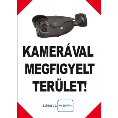 ICA-FMA4/A, kamerás figyelmeztető MATRICA, A4, álló