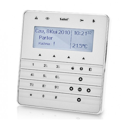 INTKSG-WSW, beltéri érintőgombos LCD kezelő